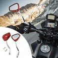 thumbnail image 6 of GFHFHITJ Skull Skeleton Hand Claw Side Mirrors Rearview Mirrors for Motorcycle with 8Mm 10Mm Thread Bolts, Left & Right(Red), 6 of 7