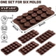 thumbnail image 2 of 6pcs Silicone Chocolate Molds, Chocolate Candy Mold, Cake Chocolate Making Molds Hard Chocolate Molds Kit for Men, Women Baking, 2 of 5