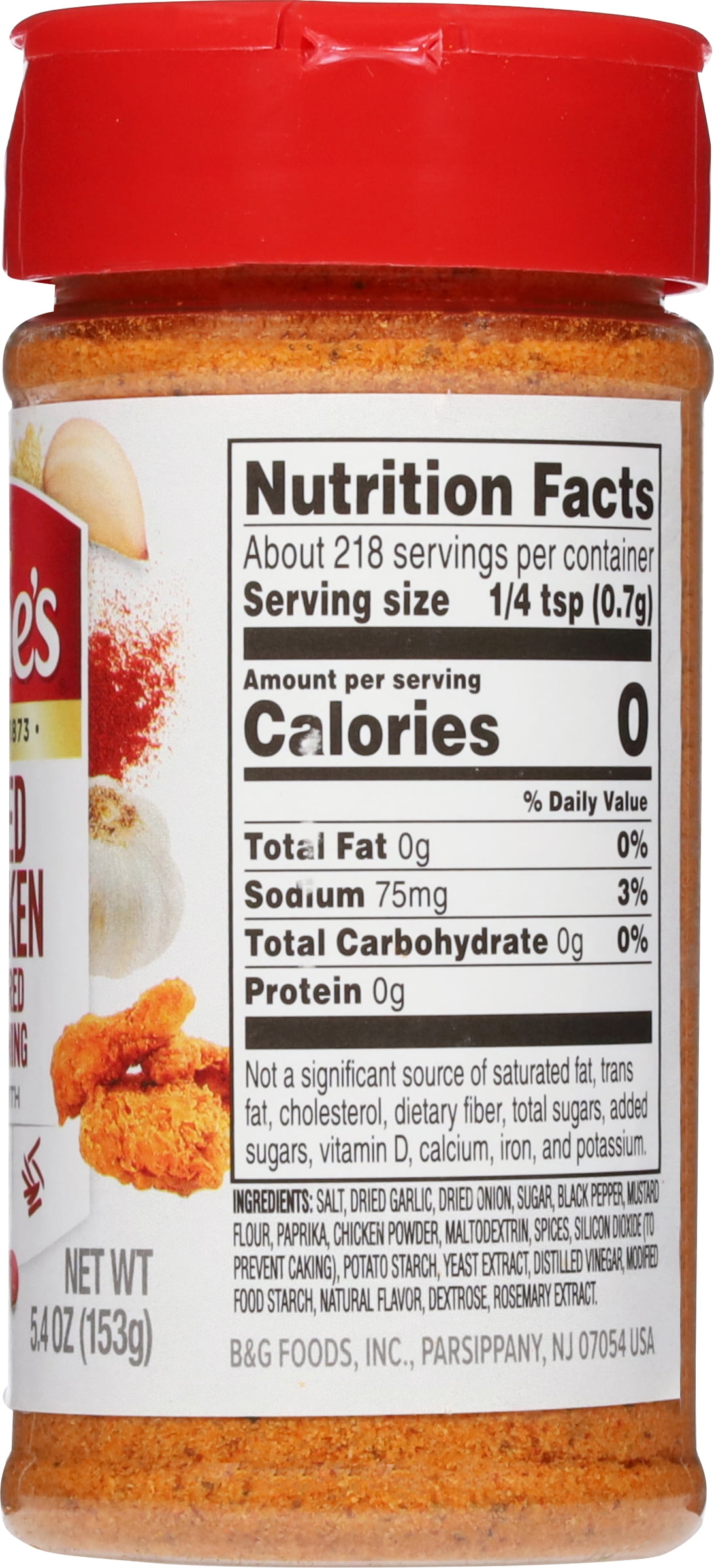 (2 pack) Tone's Fried Chicken Seasoning, Kosher, 5.4 oz