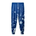 thumbnail image 4 of Mens Pajama Pants Set Flannel Cotton Lightweight Sleep & Lounge Pants, PJ Bottoms with Pockets Hiking Pants Men Elastic Waist, 4 of 9