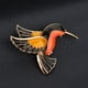 thumbnail image 3 of Jumpingount Broche de pájaro Unisex, broches decorativos de moda Multicolor para mujeres y niñas, vestido de moda, ropa de boda Ropa, zapatos y accesorios Miscelánea Jumpingount AP008238-00, 3 of 6