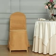 thumbnail image 3 of Balsa Circle 50 Gold Solid Polyester Banquet Chair Covers Slipcovers Party Linens, 3 of 8