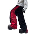 thumbnail image 3 of Mrmall Mens Baggy Jeans Hip Hop Y2K Denim Pants Wide Leg Patchwork Denim Jeans, 3 of 6