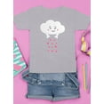 thumbnail image 3 of Lovely Cloud T-Shirt Juniors -Image by Shutterstock,  Medium, 3 of 4