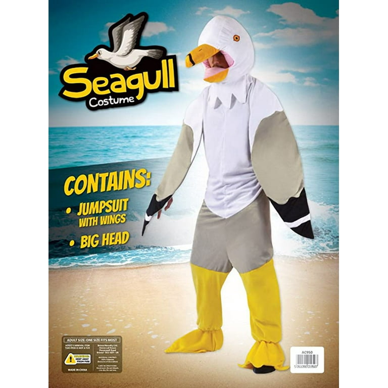 Seagull Adult Costume Big Head Mascot Seagull Adult Costume Big Head Mascot