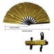 thumbnail image 5 of Abanico de purpurina de 33 cm con bolsa, divertido abanico de Kung Fu, abanico plegable con succión magnética, abanico antiguo para danza infantil, abanico Hanfu, abanico plegable para estudiantes, ab, 5 of 6
