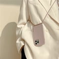 thumbnail image 1 of Funda blanda de lujo con correa para collar cruzado para iphone 14 13 12 Pro Max 11 Pro Max X XR XS Max 7 8 plus MiNi Tan Jianjun unisex, 1 of 2