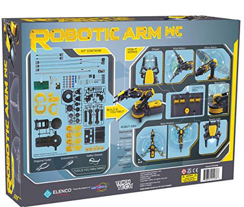 Elenco Teach Tech ?Robotic Arm Wire Controlled?, Robotic Arm Kit, STEM  Building Toys for Kids 12+ Walmart Canada