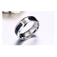 thumbnail image 4 of Men's Masonic Rings Stainless Steel Wedding Rings For Men Carbon Fiber Jewelry, 4 of 5