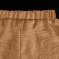 thumbnail image 4 of Yindaity Toddler Girls Outfits Toddler Baby Girl Clothes Spring Fall Outfits, Short Sleeve Long Pants Set(Coffee,4-5 Years), 4 of 6