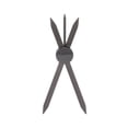 thumbnail image 3 of Eyebrow Drawing Ruler, Stainless Steel Eyebrow Caliper Professional Fast  For Public People For Makeup, 3 of 8