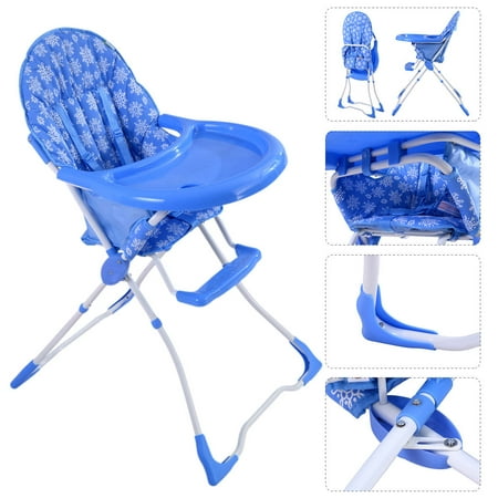 Baby High Chair Infant Toddler Feeding Booster Seat Folding Safety Portable