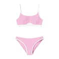 thumbnail image 4 of Bikini de Cintura Alta Bikini Deportivo de Mujer con Correas de Hombro Ajustables Traje de Baño de Alto Soporte Totalmente Cubierto, 4 of 7