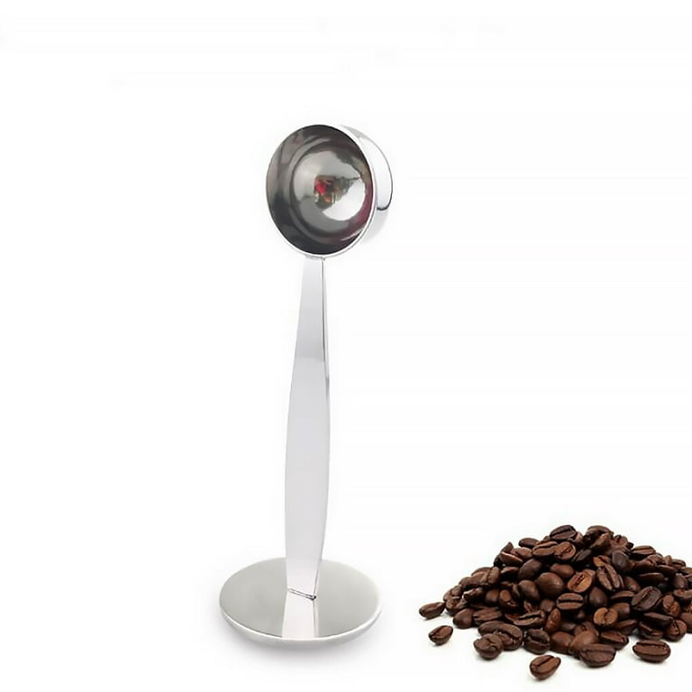 Coffee Powder Presser Spoon Scoops Tamper Expresso Measuring Teaspoon Spoon