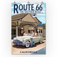 thumbnail image 3 of California, Route 66, The Mother Road, Service Station (24x36 Giclee Gallery Art Print, Vivid Textured Wall Decor), 3 of 3