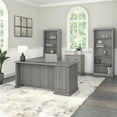 thumbnail image 2 of Bush Furniture Saratoga 2 Drawer Lateral File Cabinet in Modern Gray, 2 of 4