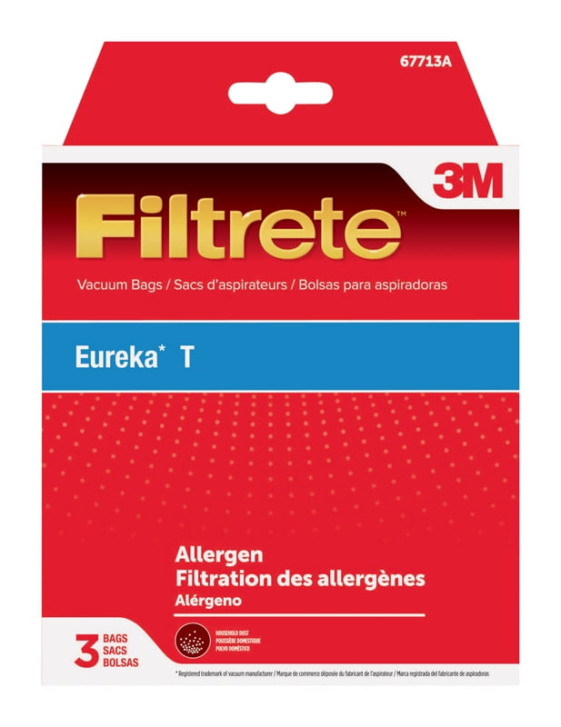 Details about   New 3 pack Filtrete 3M Vacuum Bag Eureka/Sanitaire MM 3670 3680  Micro Allergen 