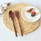thumbnail image 1 of Juego de Cubiertos de Cuchillo de Tenedor de Cuchara de Madera de 30 Piezas, Juego de Utensilios de Cena de Madera, Juego de Cubiertos de Vajilla de Cocina de Madera, 1 of 5
