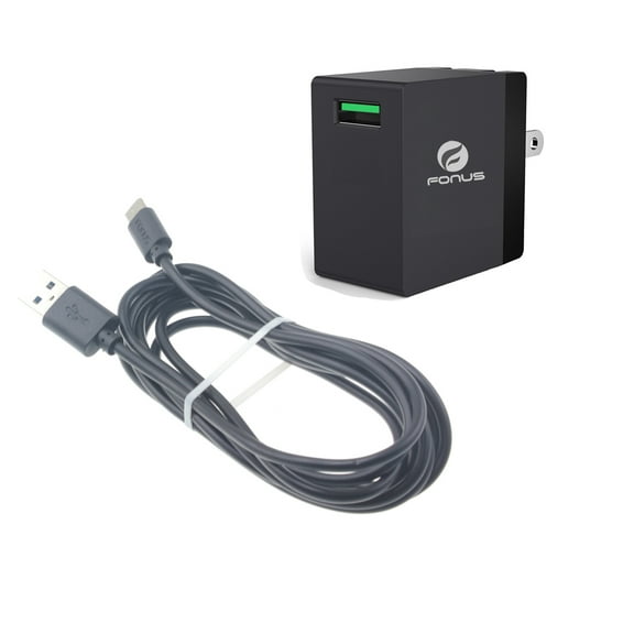 18W Quick Home Charger for Samsung Galaxy S22/Ultra/Plus Phones - 6ft USB Cable Power Cord Travel Wall AC Adapter Compatible With Samsung Galaxy S22/Ultra/Plus