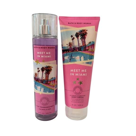 Bath & Body Works Meet Me In Miami Mist & Body Cream