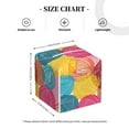 thumbnail image 4 of Kdxio Colorful Wool Balls Print Tissue Box Cover,Square Decorative PU Leather Facial Paper Case Organizer Holder Dispenser for Bathroom,Night Stands,Desk,Car 5.2''X5.2''X5.2'', 4 of 8