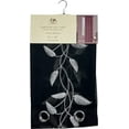 thumbnail image 2 of Sheer Curtain Embroidery Dolly 54"X84" (Pack of 2) by ATI (Black), 2 of 2
