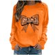 thumbnail image 2 of Xuyuer Women's Printed Long Sleeve Round Neck Casual Hoodless Sweatshirt, Comfortable Pullover Top for Mother's Day Gifts, Family Events and Relaxed Everyday Wear, 2 of 6