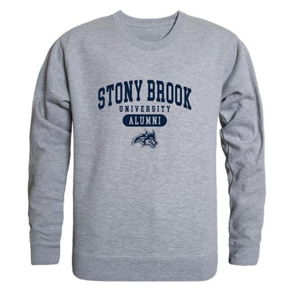 W Republic 560-388-HGY-04 Men Stony Brook Seawolves Alumni Fleece, Heather Grey - Extra Large