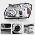 thumbnail image 4 of 2005-2007 Dodge Magnum LED Halo Projector Headlights Lights Lamp Left+Right, 4 of 7