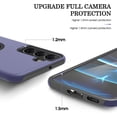 thumbnail image 3 of Galaxy S22 Case, Samsung Galaxy S22 Case with HD Screen Protector, [Military Grade] Shockproof Protection Case with 360° Magnetic Ring Holder Kickstand Phone Case for Samsung S22, Blue, 3 of 16