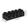 thumbnail image 2 of unbranded Terminal Eléctrico Negro Con De Barrera Para Alta Corriente 60A Y Aislamiento Seguro En Panel Doméstico, 2 of 7