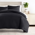 thumbnail image 3 of Comfort Canopy - Full Bedding Bundle, Solid Duvet Cover Set, White Comforter and Patterned Sheet Set, 3 of 12