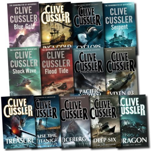 Pre-Owned Clive Cussler Dirk Pitt Series Collection 8 Books Set (Paperback) 1451687958 9781451687958