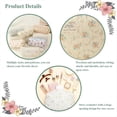 thumbnail image 3 of Bolsa de CosméTicos de Maquillaje Bolsa de Maquillaje Acolchada de AlgodóN de 3 Piezas Bolsa de Aseo Floral EstéTica para Mujer,F, 3 of 5