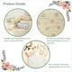thumbnail image 3 of Bolsa de CosméTicos de Maquillaje Bolsa de Maquillaje Acolchada de AlgodóN de 3 Piezas Bolsa de Aseo Floral EstéTica para Mujer,F, 3 of 5