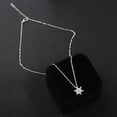 thumbnail image 4 of SIfdSeng Full Diamond Snowflake Necklace Creative Christmas Gift Pendant Necklace, 4 of 9