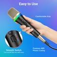 thumbnail image 5 of TONOR RGB Dynamic Karaoke Microphone for Singing with 5M XLR Cable, XLR Handheld Wired Microfono, Compatible with Karaoke Machine/Speaker/Amp/Mixer for Karaoke Singing, Speech, and Outdoor Activity, 5 of 9