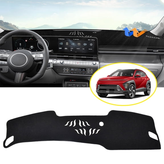 JJMY Dash Mat Dashboard Cover Dashmat For 2023-2026 Hyundai Kona Accessories