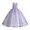 Purple, variant on CUZIBR Kids Girls Party Dress Sleeveless Solid Color Off Shoulder Ruffles Spaghetti Strap Ribbed Patchwork Mesh Pleated 3D Butterflies High Waist Dresses Flowy Birthday Wedding Gowns,Pink,5-6 Years