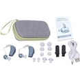 thumbnail image 5 of 2pcs Rechargeable Hearing Aid Sound Amplifier Aids with Noise Reduction Function for Adults Seniors Blue,DUBUNS, 5 of 5
