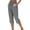 1-Black, variant on Summer Capri Pants for Women Fashion Plaid Gingham Drawstring Elastic High Waist Beach Cropped Trousers with Pockets Straight Leg Slim Fit Vintage Printed Casual Capris 1-Pink M