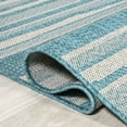 thumbnail image 4 of JONATHAN Y SANTA MONICA 4 x 6 Area Rug, Castara Wavy Stripe - Aqua/Cream, SMB205A-4, 4 of 8