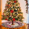 thumbnail image 6 of Christmas Clearance! Meitianfacai Pink Christmas Tree Skirt 36 Inch Pink Christmas Decorations Merry Christmas Santa Tree Skirt Mat Christmas Tree Decorations for Xmas Holiday Party Indoor Outdoor, 6 of 7