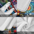 thumbnail image 3 of Yayeee Throw Blanket for Couch Soft Warm 50" x 60" Sofa Chair Bed Decoration, Blue Colorful Flowers, 3 of 7