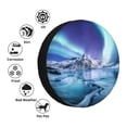 thumbnail image 4 of Rateoe Night At Lake Aurora 1 Pattern Tire Cover Wheel Protectors Weatherproof Wheel Covers Universal Fit for Trailer Rv SUV Truck Camper Travel Trailers Accessories-14 inch, 4 of 6