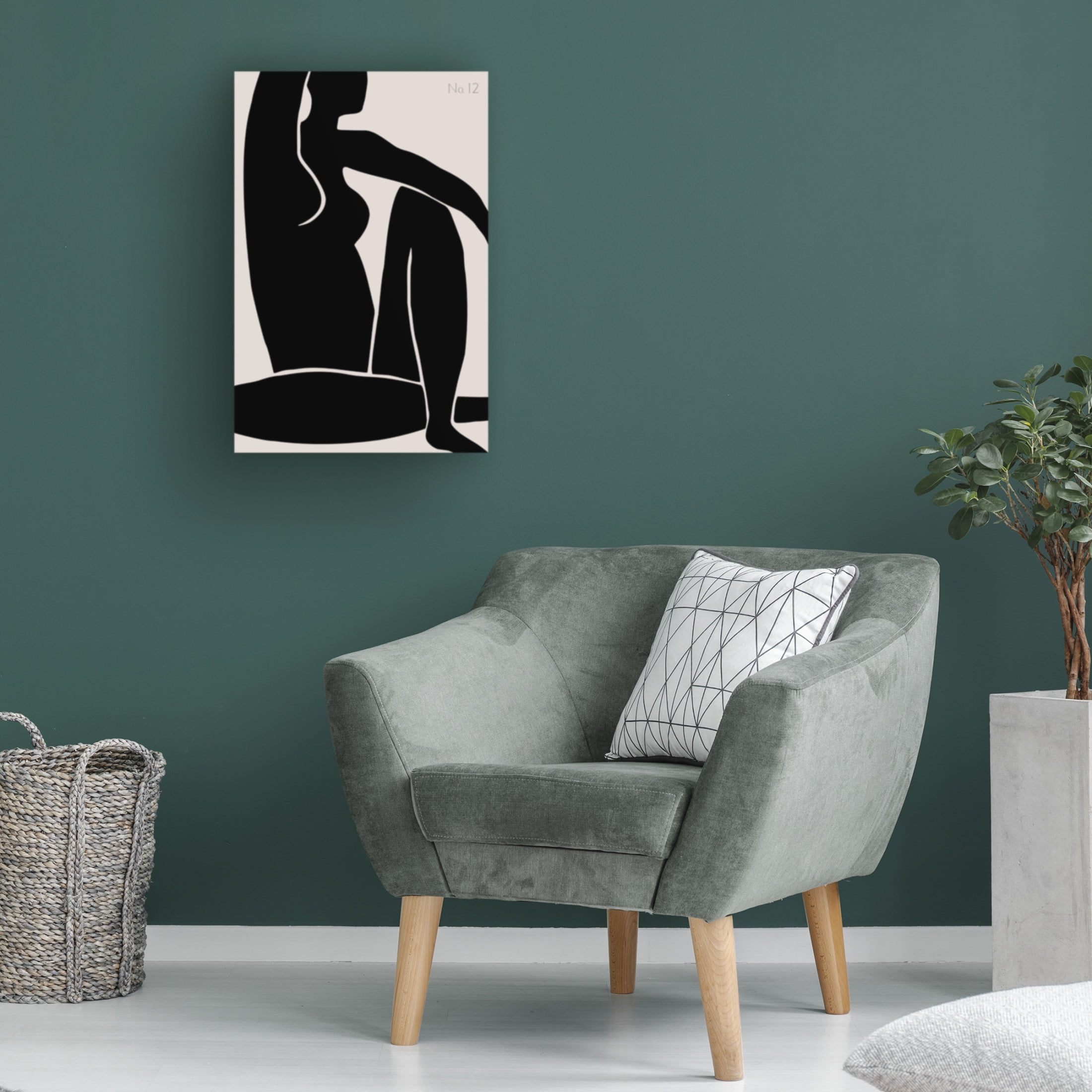 Pictufy Studio II 'Figure No 12' Canvas Art - 30 x 47 Inches