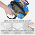 thumbnail image 3 of Naloa Blue Sky Sunflower Print Lunch Bag for Women & Men Insulated Lunch Box or Cooler Lunch Tote Bags for Work, Travel, Outdoor, 3 of 5