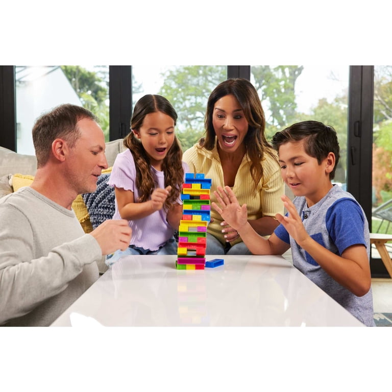 UNO Stacko Game, 45 Colored Blocks Tower Challenge photo 2