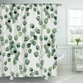 thumbnail image 1 of Cortina de Ducha YONGSHENG Resistente al Moho Impermeable 120 cm x 180 cm con 12 Anillas, 1 of 4