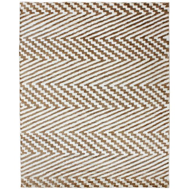 Due Process Stable Trading Sarsen Showjumper Natural Area Rug, 4 x 6 ft.